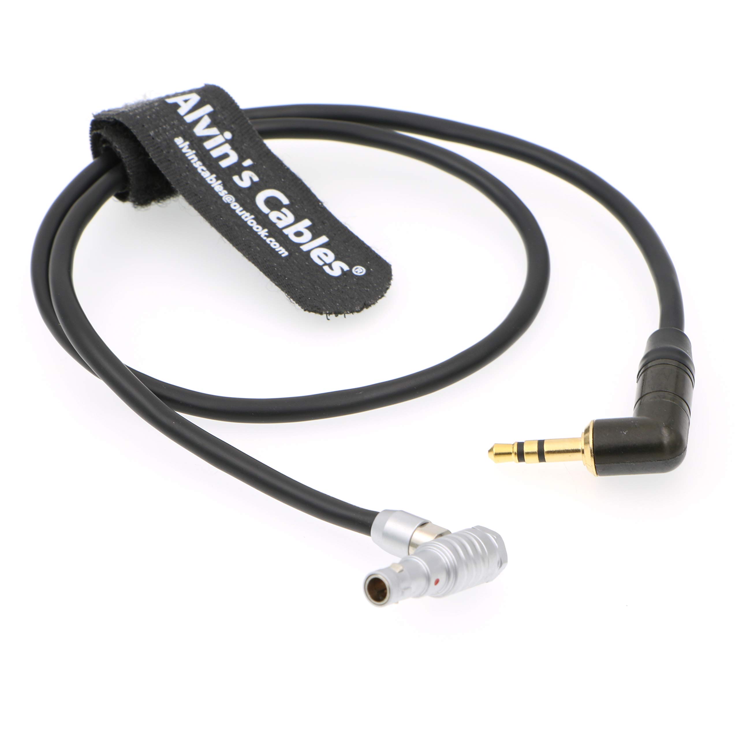 Alvin's Cables Audio Cable for ARRI Alexa Mini Z CAM E2 Camera Right Angle 5 Pin Male to 3.5mm Right Angle TRS