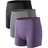 CADMUS Women's High-Waisted Spandex Athletic Shorts for Yoga, Running, Volleyball
