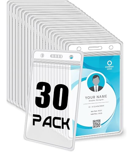 YEJI 12Pcs 6x4 Extra Large Clear Transparent Extra Large Badge Holders Heavy Duty ID Card Badge Holder For Id Card Name Tag Passport Id Cash Plane Ticket Credit Card Receipts YEJI 12Pcs 6x4 Extra Large Clear Transparent Extra Large Badge Holders Heavy Duty ID Card Badge Holder For Id Card Name Tag Passport Id Cash Plane Ticket Credit Card Receipts