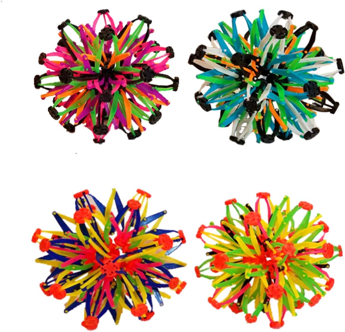 Pro Image Multicolor Expandable Balls for Kids Set of 2 Fidget Sphere