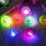 D.A.Y. Republic 6 Spiky LED Flashing Bouncy Balls 6.5cm Squishy Stress Relief view 7