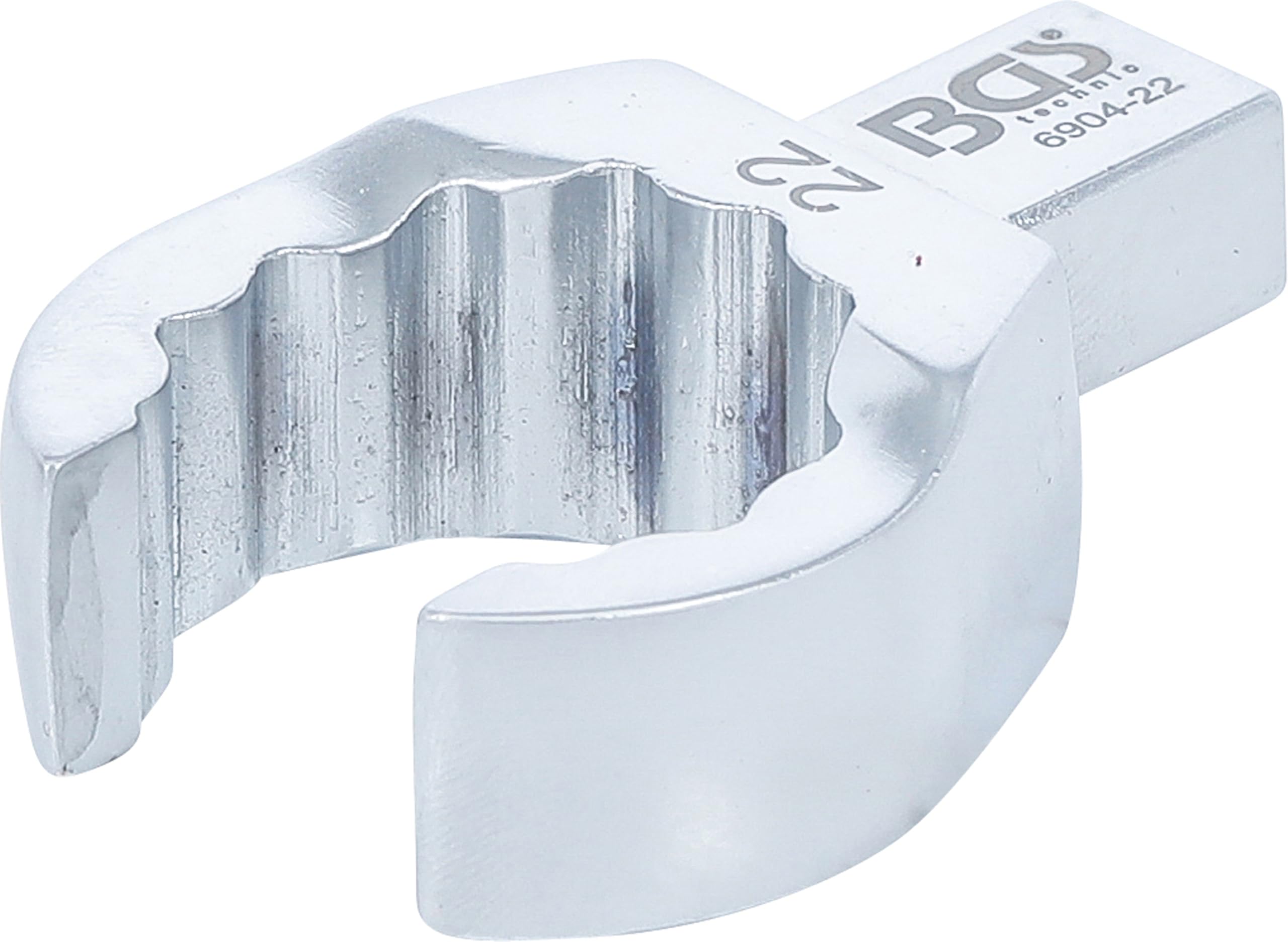 BGS 6904-22 | Push Fit Ring Spanner | open Type | 22 mm | Square Size 9 x 12 mm