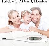 femometer Digital Thermometer Oral/Rectal Underarm Gray, Accurate Fast view 8