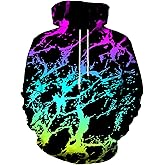 Asylvain Men Women Fashion Unisex 3D Printed Graphic Novelty Hoodie Pullover Hooded Sweatshirts with Pocket