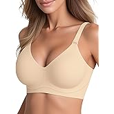 Easybunny Wireless Bras for Women No Underwire Seamless Buttery Bralettes Smoothing Women's Bras Full Coverage Shapedly Bra