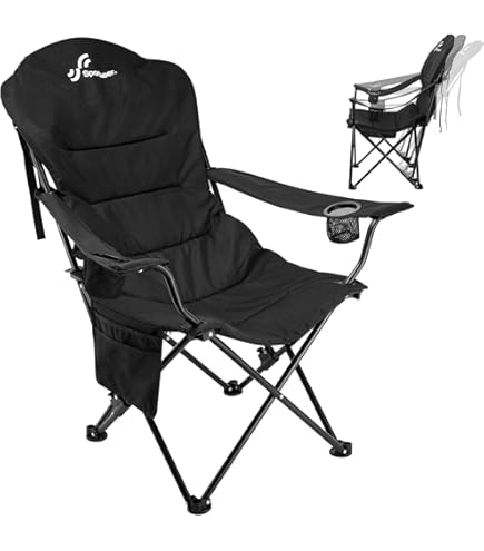 Outdoor Folding Chair Camping Chair Alloy Kermit Chair Black