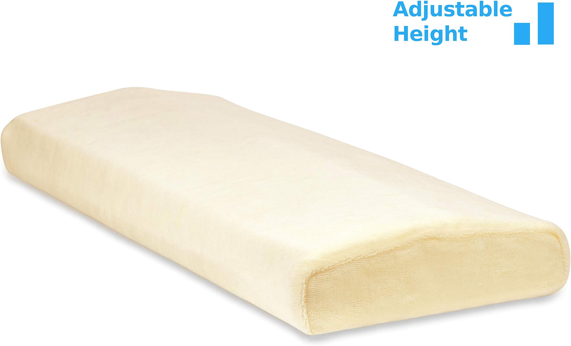 Super Lumbar Support Pillow for Back Pain While Sleeping - Medical Grade Memory Foam