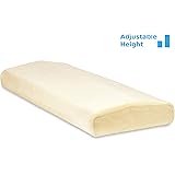 Super Lumbar Support Pillow for Back Pain While Sleeping - Medical Grade Memory Foam