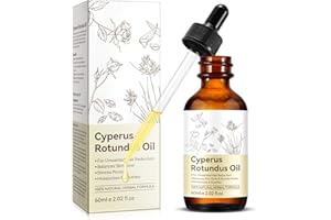 Rulviou Cyperus Rotundus Oil,Natural Cyprus Oils For Hair Removal,Gentle and Effective Cypress For Reducing Body Hair Growth, Ideal for All Skin Types 2 fl.oz