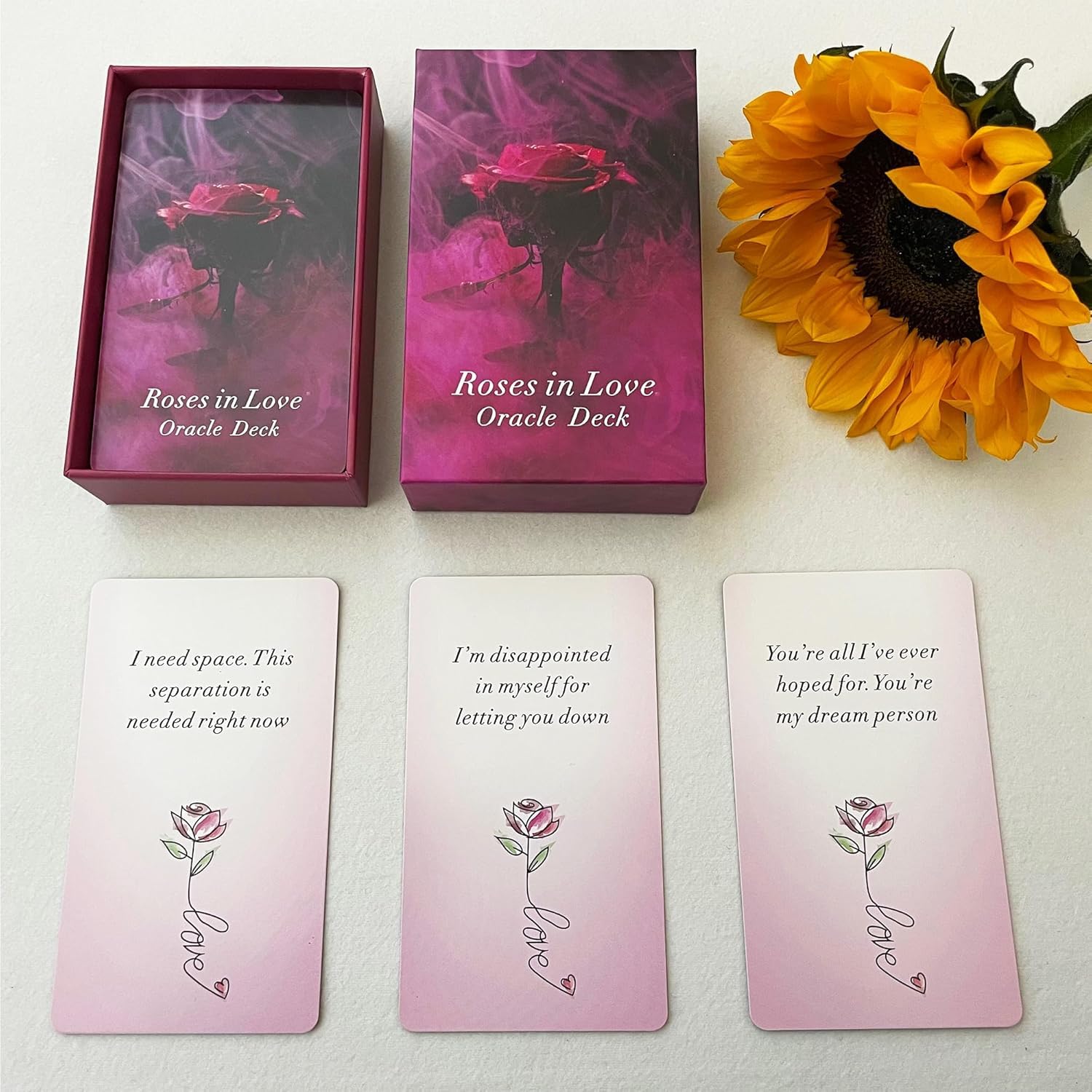 MUILKVY Love Oracle Cards - Unveiling Romance Through Mystic Insights，Twin Flames-Soul Connection