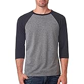 Bella Canvas Blended 3/4-Sleeve Baseball T-Shirt