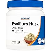 Nutricost Psyllium Whole Husk Powder (Flakes) 8.1oz - Gluten Free & Non-GMO