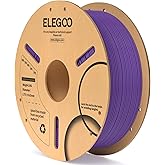 ELEGOO PLA Filament 1.75mm Purple 1KG, 3D Printer Filament Dimensional Accuracy +/- 0.02mm, 1kg Cardboard Spool(2.2lbs) 3D Printing Filament Fits for Most FDM 3D Printers