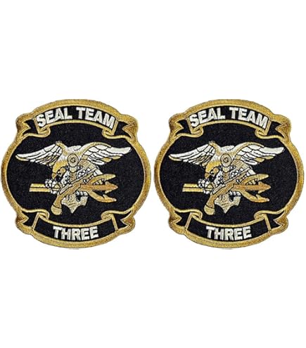 Amazon.com: Navy Seal Team Three Embroidered Morale Patch