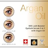 Eveline Cosmetics Sos Lash Booster 5 in 1 Lash Serum Argan Oil view 2