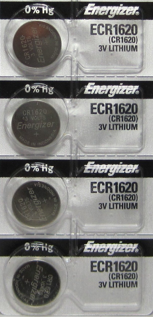 4 Energizer CR1620 Lithium 3V Coin Cell Batteries 3V Batteries, Chargers & Accessories