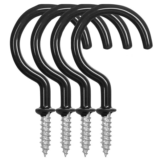 Ganchos de techo con tornillos, de Bulk Hardware, con revestimiento de