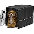 MidWest Homes for Pets Dog Crate Cover, Privacy Dog Crate Cover Fits MidWest Dog Crates, Crate Cover Only, Machine Wash & Dry, Black, 22-Inch