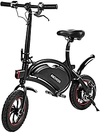 ANCHEER Folding Electric Bicycle E-Bike Scooter 350W Powerful Motor Waterproof Ebike with 12 Mile Range, APP Speed Setting