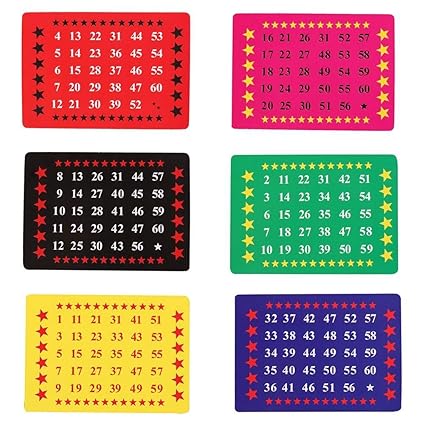 Crazy-Store 6pcs Perspective Cards Telepathy Test Card Set Close Up Magic Tricks Props