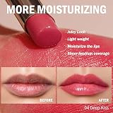 Oulac Moisturising Lipstick Coral Peach Hydrating Shine Vegan Cruelty-Free 04 view 5
