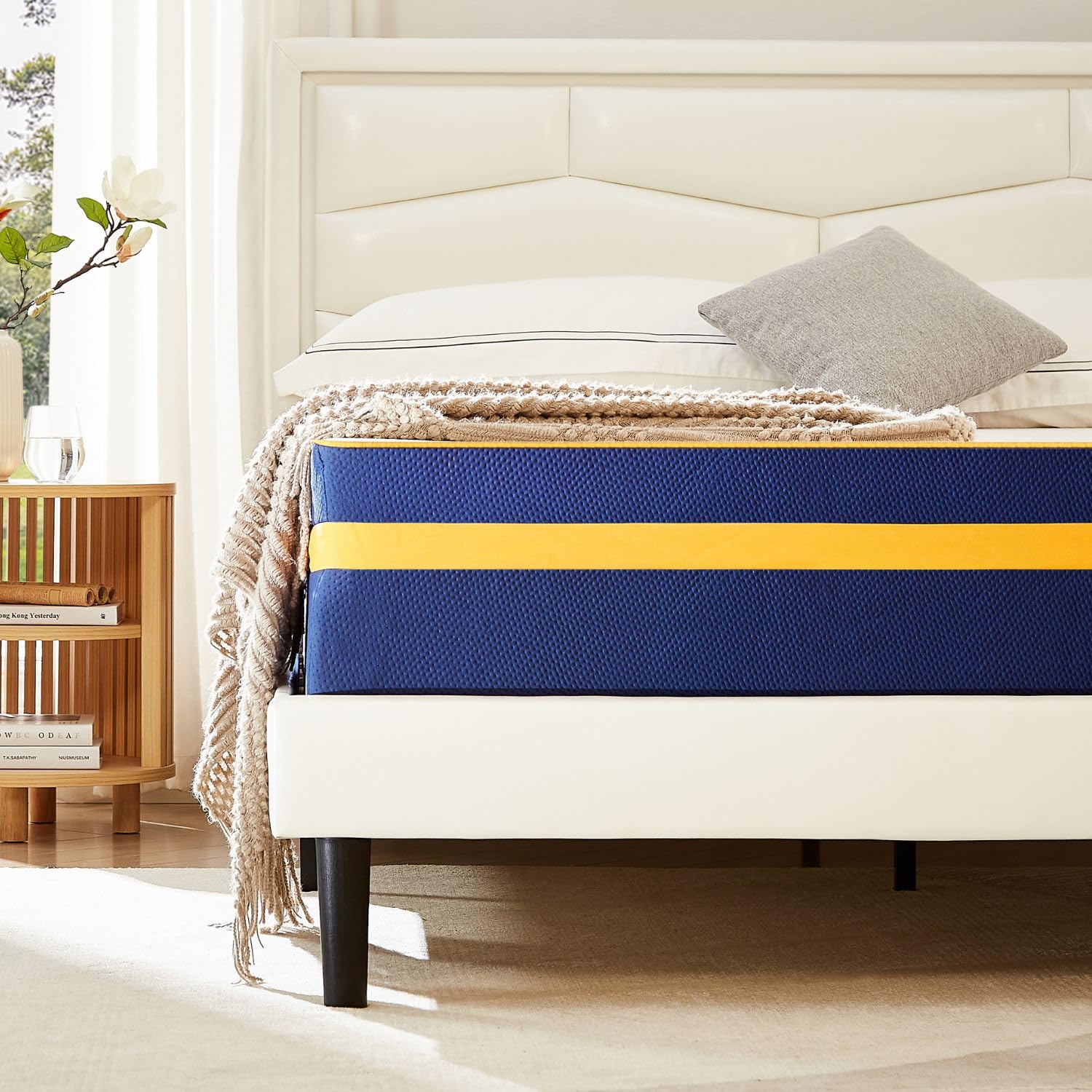 14 Inch King Plush Memory Foam Mattress in a Box