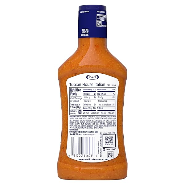 KRAFT TUSCAN HOUSE ITALIAN SALAD DRESSING (16 FL OZ BOTTLE)