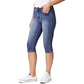 WallFlower Womens Irresistible 17" Skinny Capri High-Rise Insta Soft Juniors Jeans