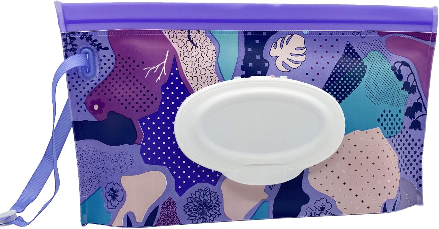 VOONGOR Portable Refillable Wet Wipe Container, Reusable Travel Wipes