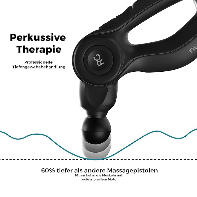 Rehabgun Pro Obrotowy pistolet do masażu z głębokimi ...