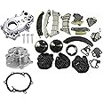 Timing Chain Kit with Water and Oil Pump Compatible with Cadillac CTS SRX STS Buick Allure Enclave LaCrosse Saab Suzuki 2.8L 3.0L 3.6L DOHC 24V