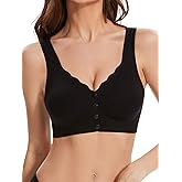 Seamless Front Close Bras for Women Post Surgery Full Coverage Moisture Wicking Comfort Supportive Convenient Bralettes