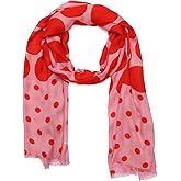 Kate Spade New York Women's Seasonless Dot Oblong Scarf, Stylish & Lightweight Fashion Accessory