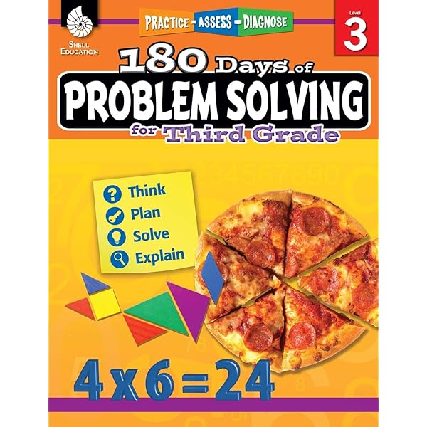 Amazon.com: 180 Days Of Problem Solving For Third Grade – Build Math Fluency With This 3Rd Grade Math Workbook (180 Days Of Practice): 9781425816155: Kristin Kemp: Books