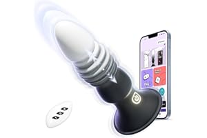 Prostate Massager Anal Sex Toys - Anal Toys Sex Toy APP Control Vibrators Butt Plug, Anal Vibrator for Male and Female with 7