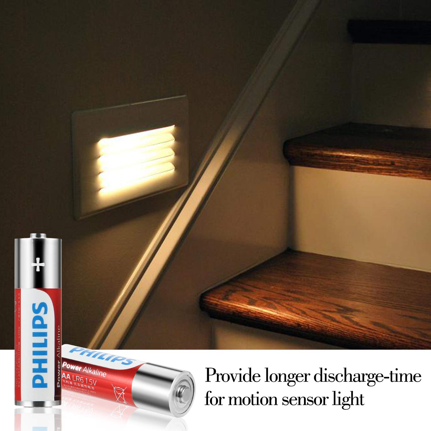 Philips AA LR6 1.5V Power Alkaline batteries (40 Count) - Packaging White