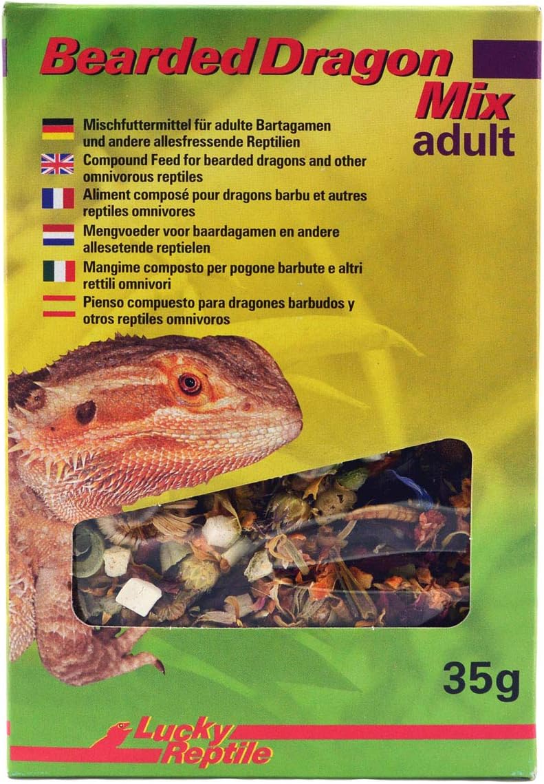 Lucky Reptile HD-02 Drago Barbuto Mix Juv 35 G - Alimento Per Rettili Onnivori - Foto 3