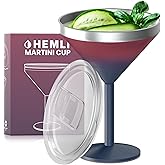 Hemli Martini Glass, Stainless Steel Insulated Martini Tumbler, Cocktail Cup
