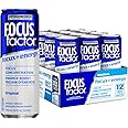 FOCUS FACTOR Energy Drink - 12 x 355ml Cans (Original Flavour) - with Focus + Energy - Lightly Carbonated, Sugar Free, Low Ca