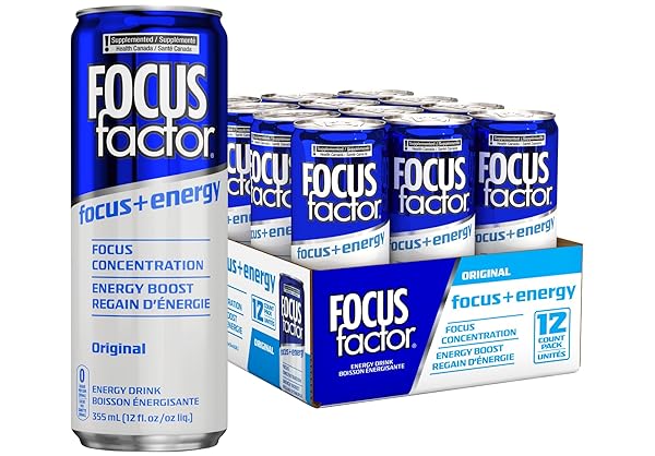 FOCUS FACTOR ENERGY DRINK – 12 X 355ML...
