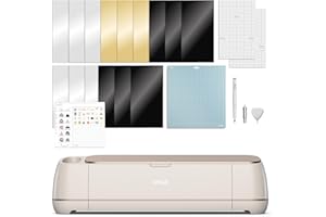 Cricut Maker 4 - Smart Cutting Machine (Seashell) | Digital Content Bundle - Includes Images in Design Space App