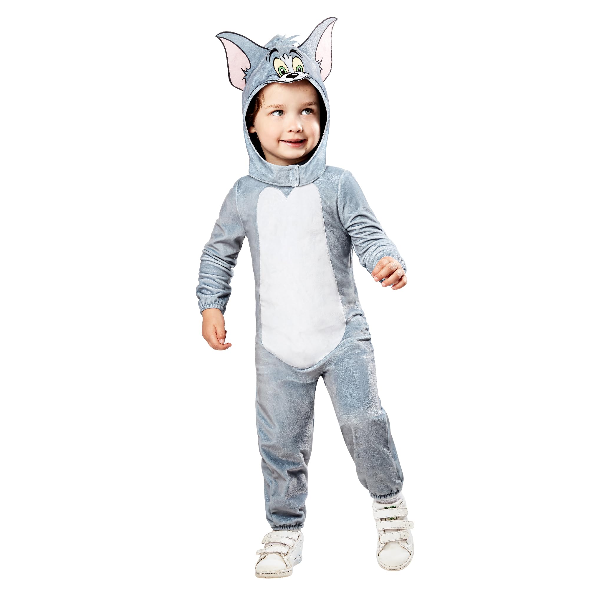 Rubies 10009334T000 Tom Toddler Costume Jerry Kids Fancy Dress, Boys, Girls, Grey, 3-4 Years Halloween
