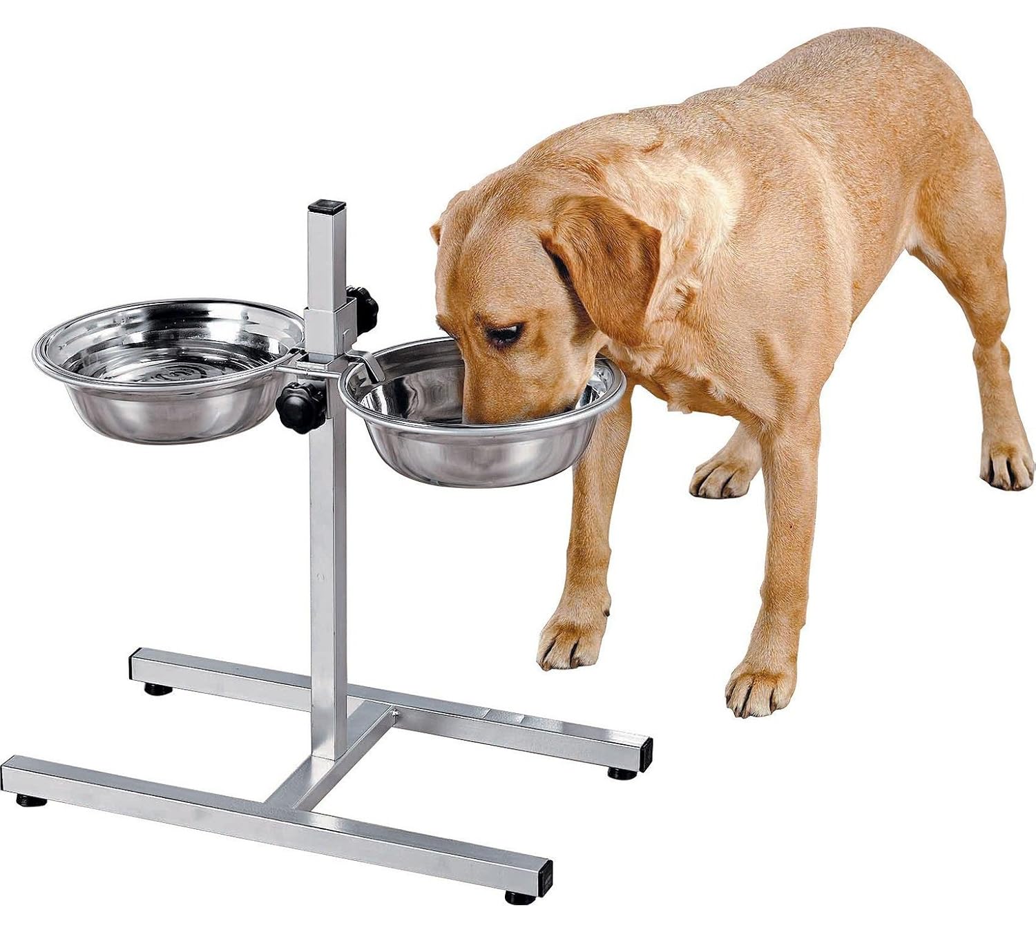 Argos Large Stainless Steel Dual Pet Dining Set Amazon Co Uk Pet