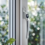 FixRello PVC Window Handle for uPVC Double Glazing - Chrome - Easy Install DIY view 2