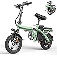 E14 Electric Bike for Adults 500W Motor, Folding Ebike 14" Adults Electric Bicycles, 48V 13Ah Removable Battery UL 2849 Certified, 25 Miles PAS Range