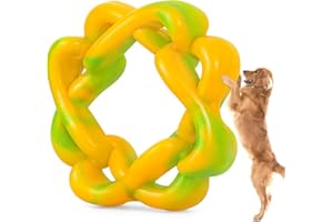 DAOZIJI Indestructible Dog Toys for Aggressive Chewers, Dog Chew Toys Rings for Aggressive Chewers Small Medium Large Breed, Interactive Dog Ring Toys for Boredom, Nylon Super Chewer Dog Toys Chew