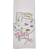 It's a State Thing Texas Embroidered Flour Sack Towel