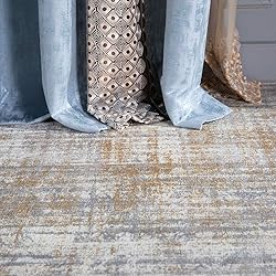 jinchan Runner Rug 2x8 Hallway Abstract Sketch