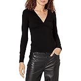 Velvet by Graham & Spencer Women's Brandi Long Sleeve V Neck