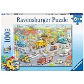 Ravensburger Vehicles in The City 100 Piece XXL Jigsaw Puzzle